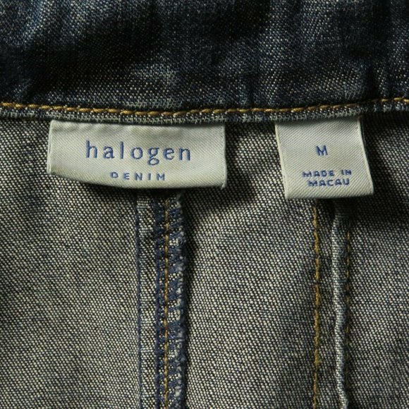Halogen Fitted Jean Jacket Size M - Picture 5 of 5